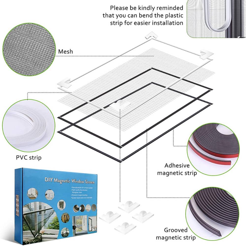 Magnetic Screen For Windows - White / 39" x 39": image 6